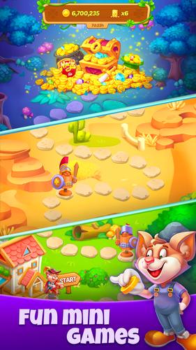 Solitaire TriPeaks Happy Land captura de pantalla 2