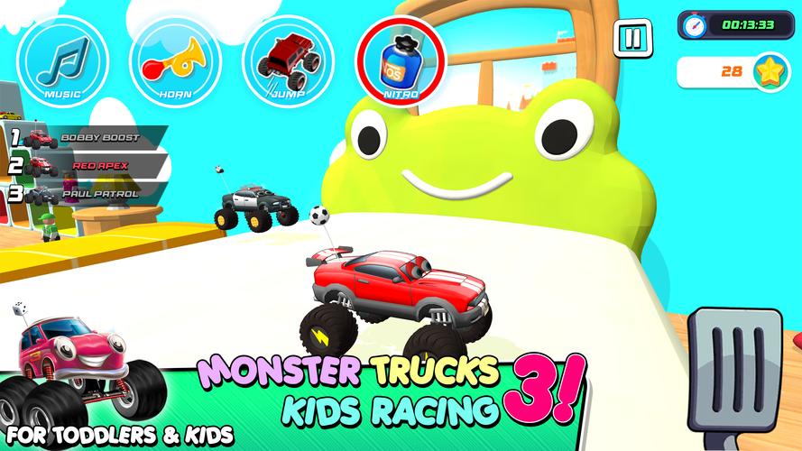 Monster Trucks Game for Kids 3屏幕截圖0