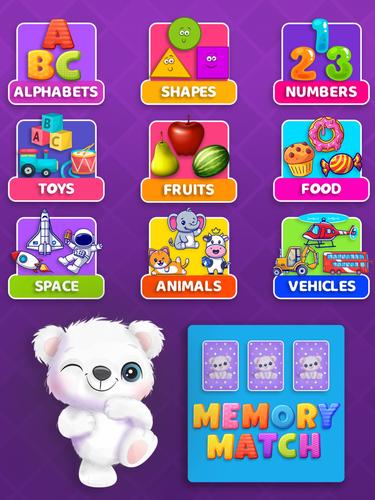 Baby Boo - MemoryMatch स्क्रीनशॉट 3