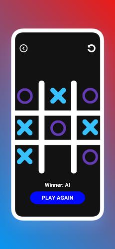 Tic Tac Toe - 2 Player Offline ကိုဖန်သားပြင်1
