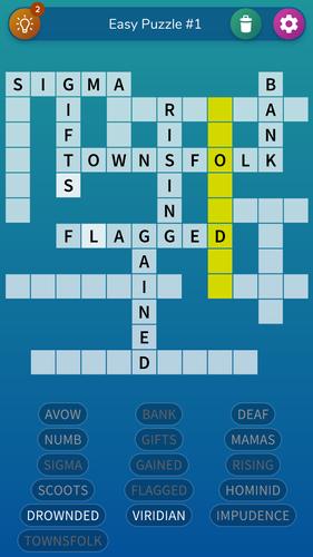 Fill-in Crosswords Unlimited स्क्रीनशॉट 0