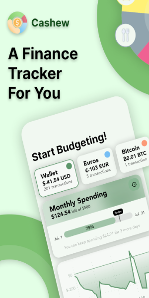 Cashew—Expense Budget Tracker Capture d'écran 1