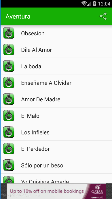 Aventura - Dile Al Amor ကိုဖန်သားပြင်1