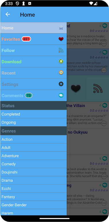 Manga World - Online Reader screenshot 1