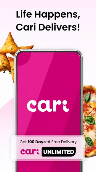 Cari: The best food delivered屏幕截圖0