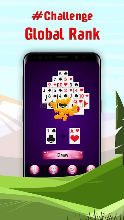 Pyramid - Classic Solitaire Ảnh chụp màn hình 1