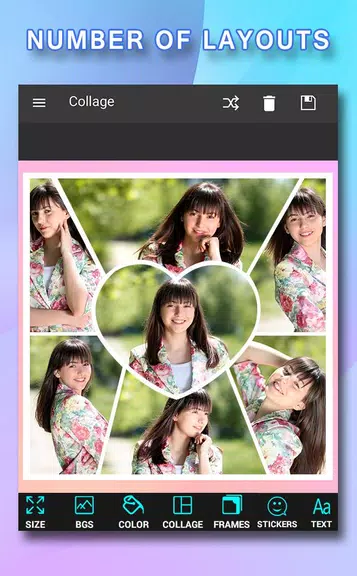Pic Frames Collage应用截图第0张