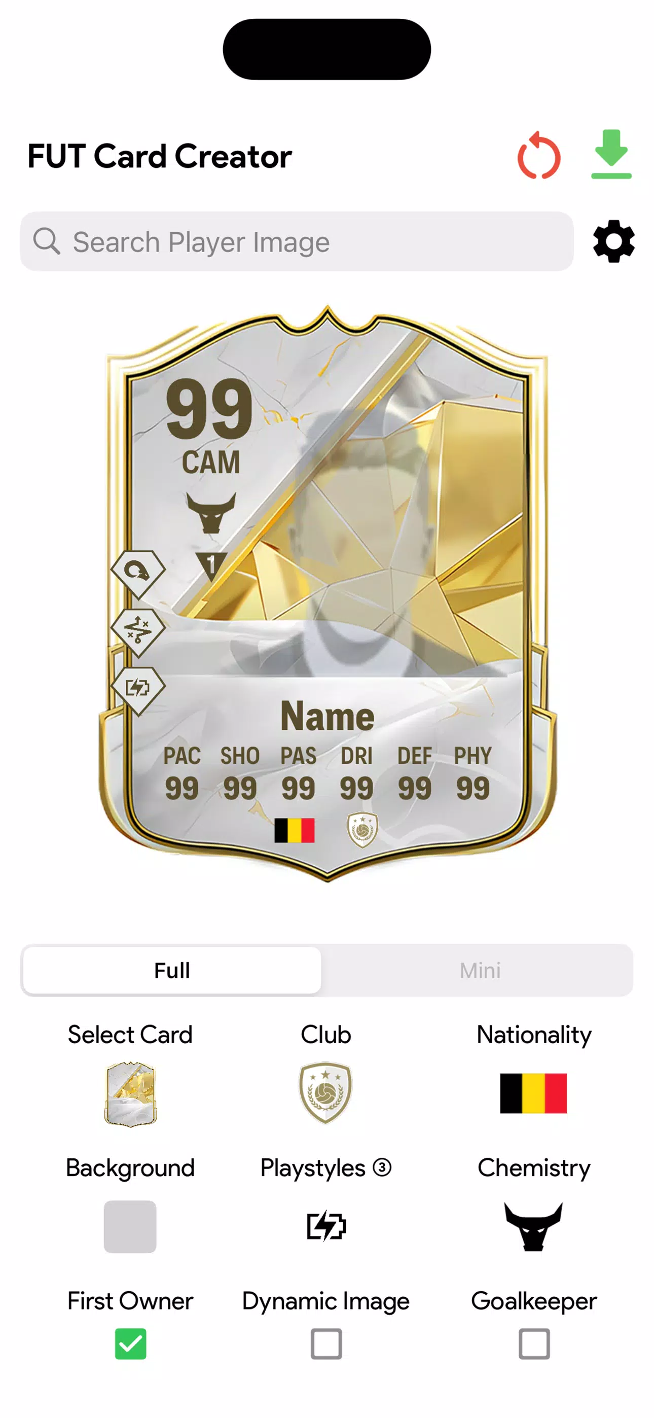 FC Card Creator 25 screenshot 2