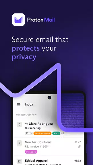Proton Mail: Encrypted Email ကိုဖန်သားပြင်0