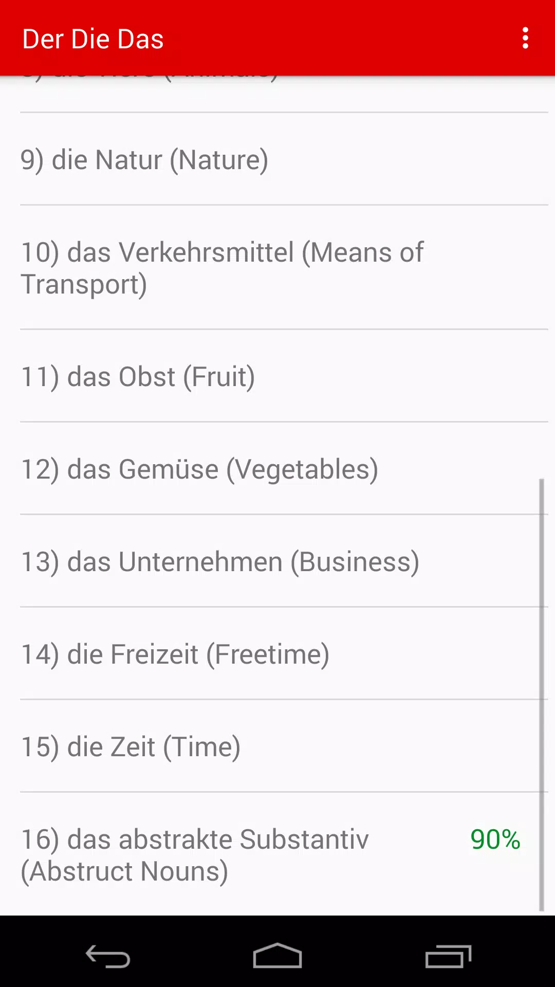 ภาพหน้าจอ Der Die Das German Grammar 1