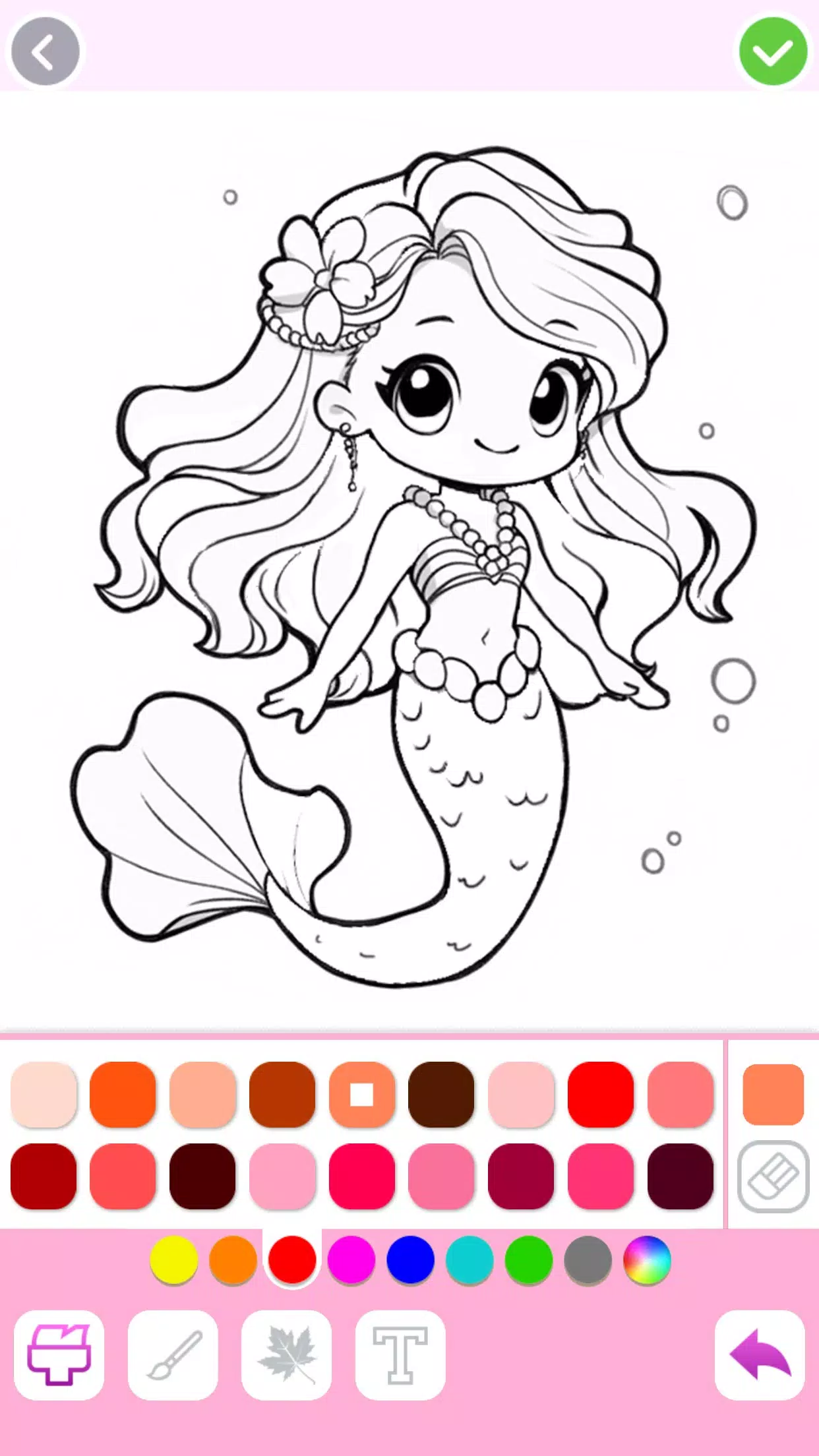 Mermaid Coloring:Mermaid games屏幕截圖3