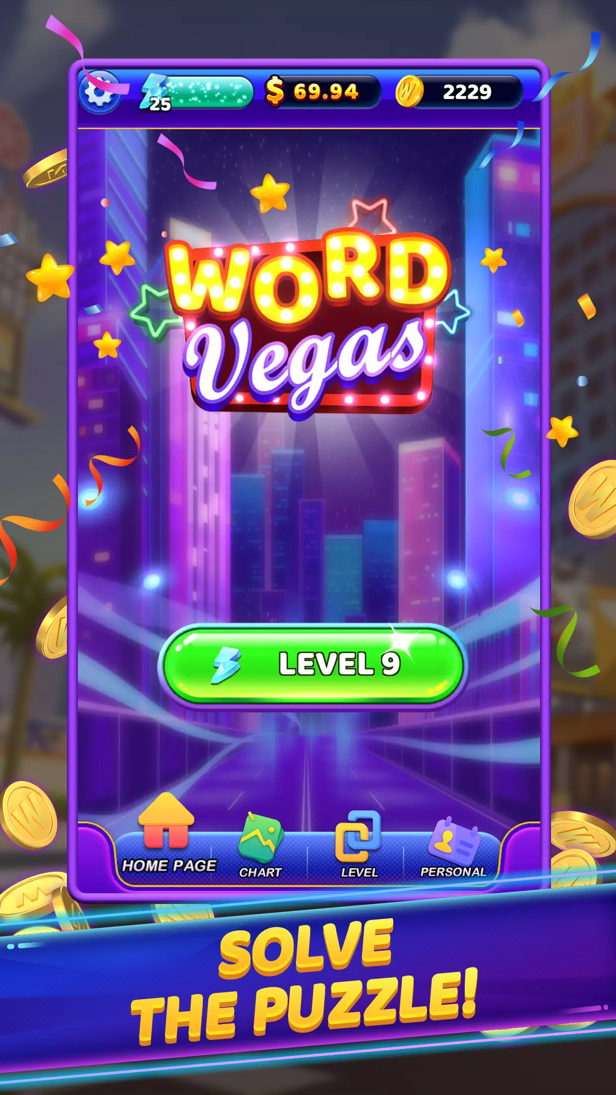 Word Vegas स्क्रीनशॉट 0