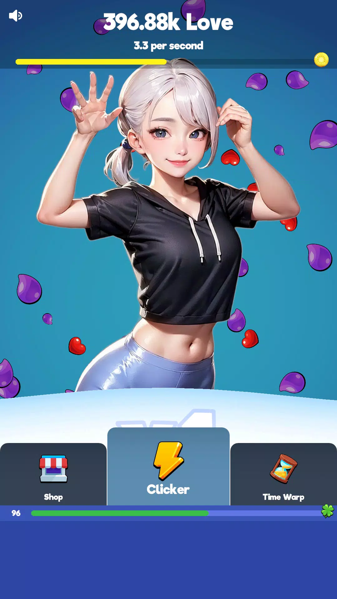 Sexy touch girls: idle clicker ภาพหน้าจอ 1