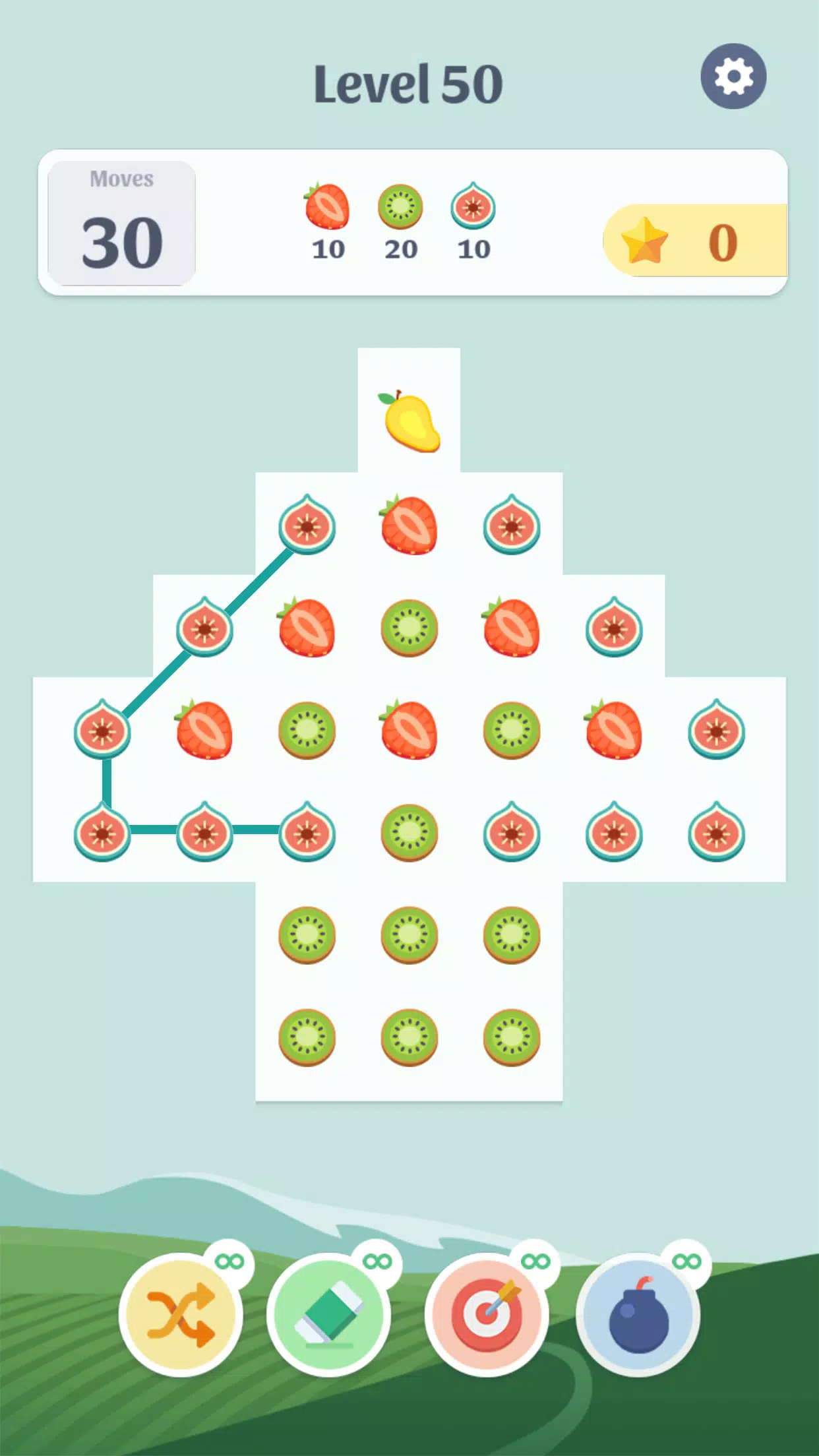 Fruit Game: Connect & Blast Screenshot 1