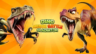 Dinosaur Merge Battle Fight экрана 0