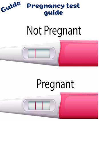 Schermata Pregnancy test &Symptoms guide 0