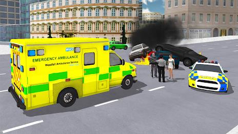 Ambulance Simulator Car Driver экрана 3