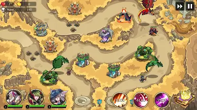 Kingdom War: Tower Defense TD屏幕截圖3