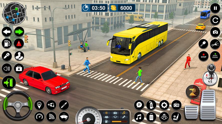 Bus Simulator Game: Coach Game экрана 3