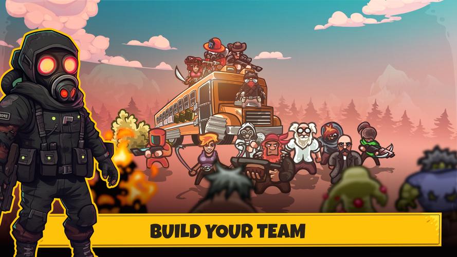 Dead World Heroes: Zombie Rush screenshot 0