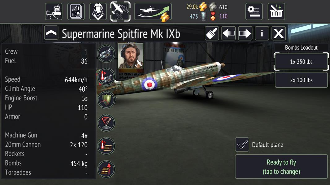 Warplanes: WW2 Dogfight screenshot 0
