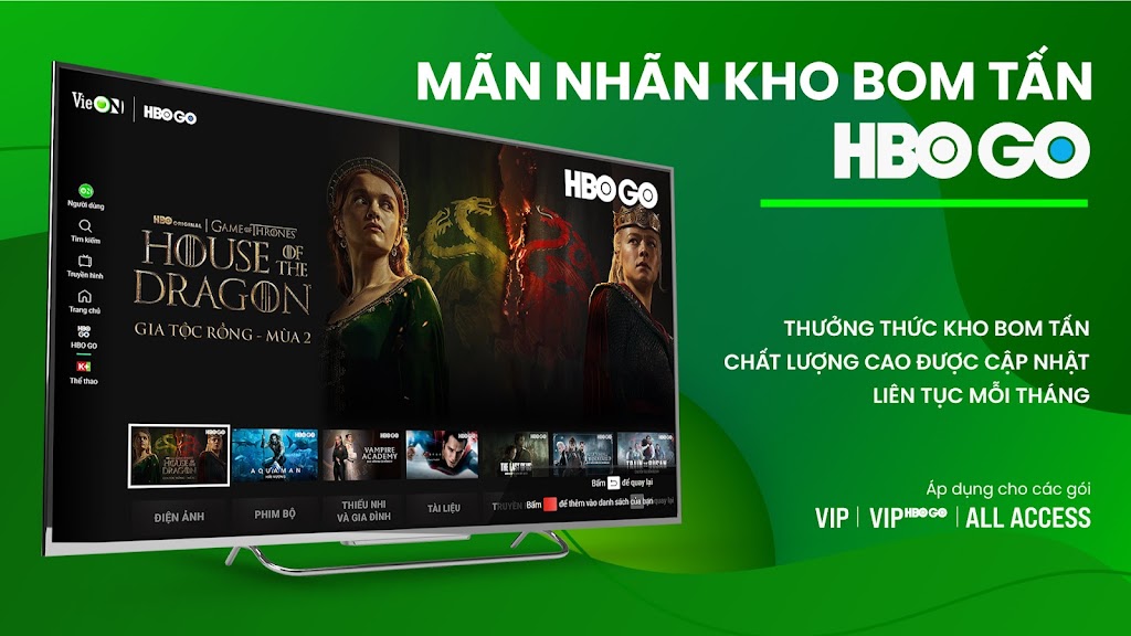 Screenshot VieON for Android TV 3