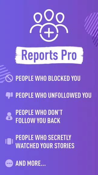 Reports Pro for Instagram ekran görüntüsü 0
