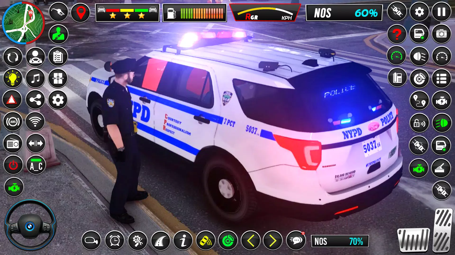 US Police Car Chase Car Game screenshot 1