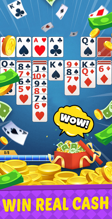 Big Run Solitaire - Win Cash Ảnh chụp màn hình 2