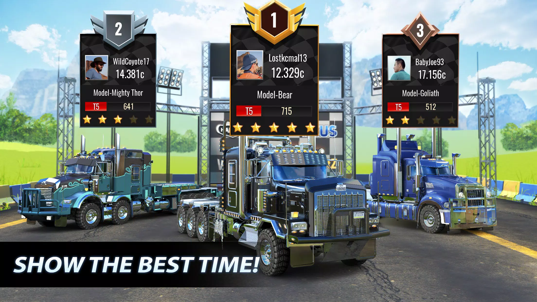 Big Rig Racing: Drag racing應用截圖第2張