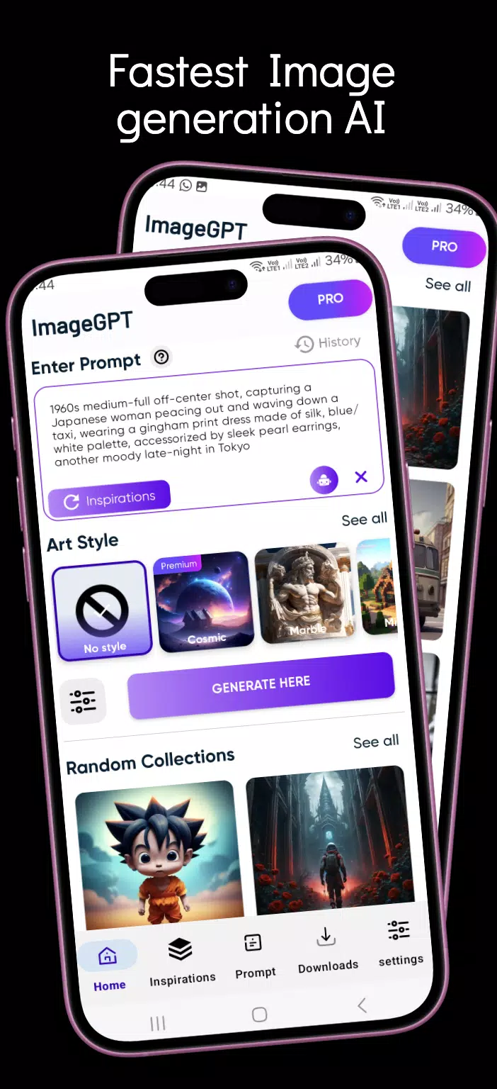 ImageGpt - AI Art Generator screenshot 1