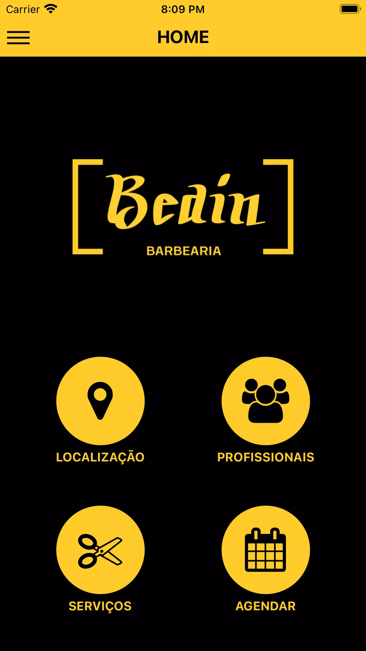 Bedin Barbearia экрана 0