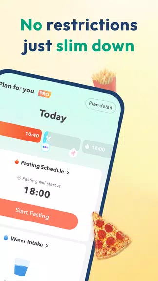 Litely: Fasting Plan & Tracker ekran görüntüsü 1