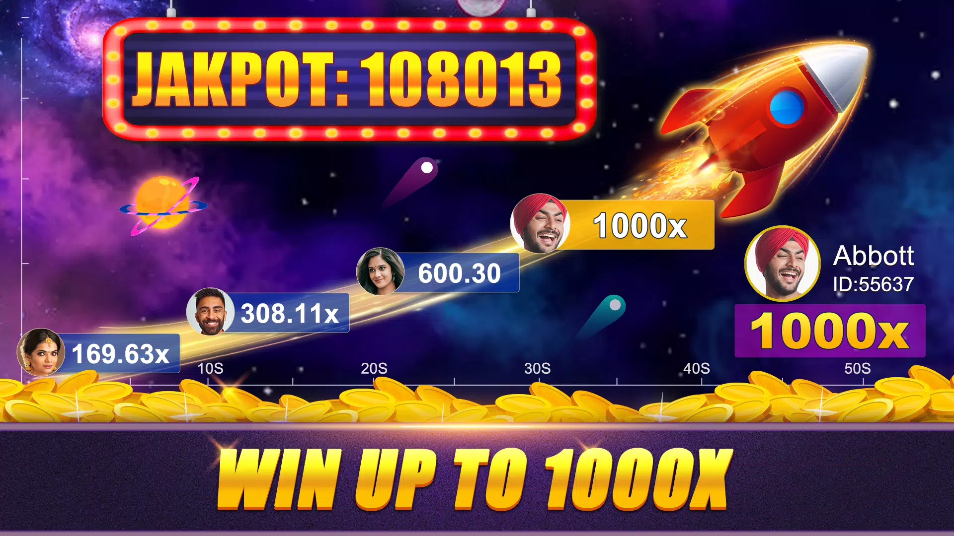 Crash x1000 - Online Poker ekran görüntüsü 0