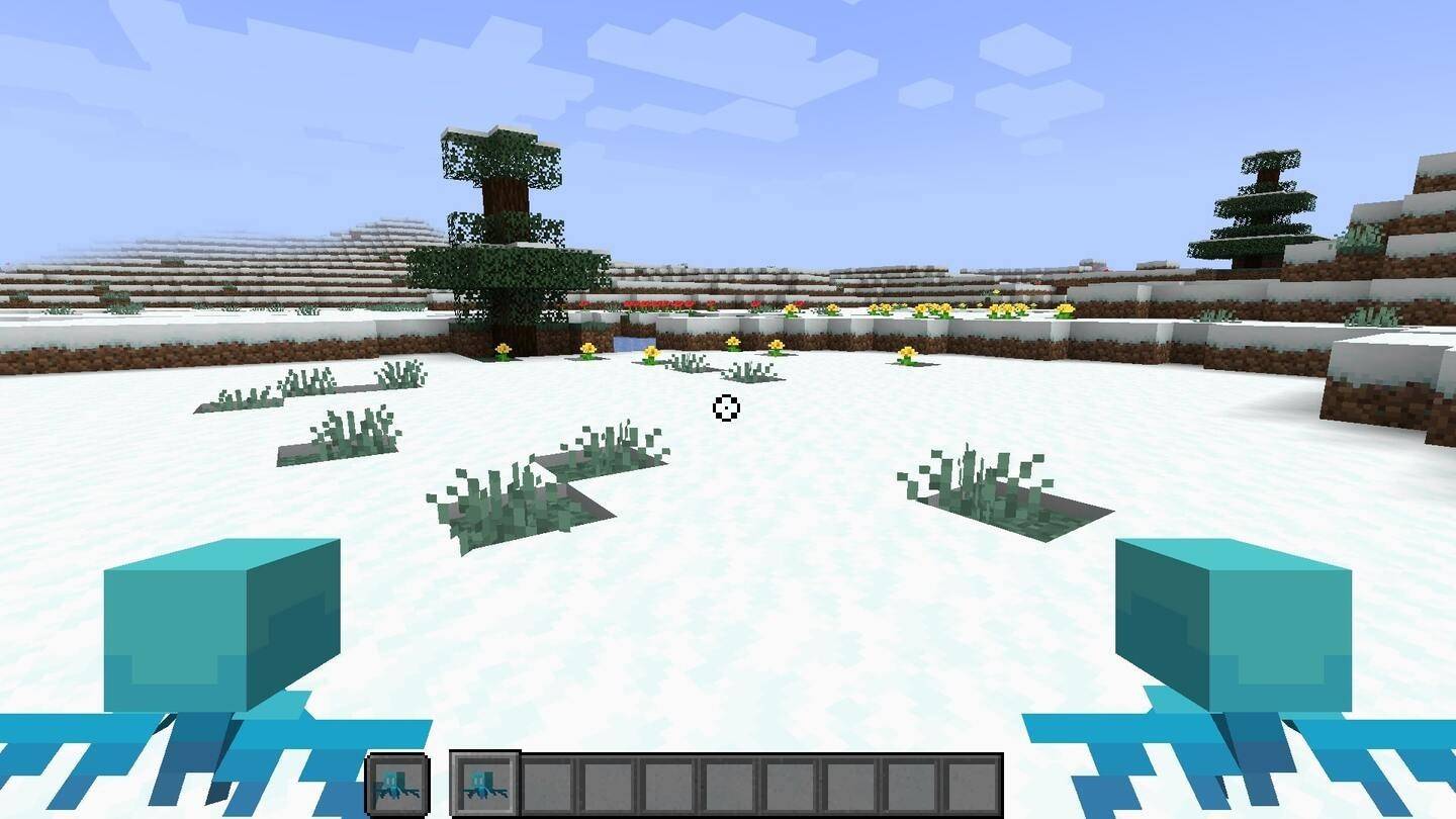 semente de bioma de neve minecraft