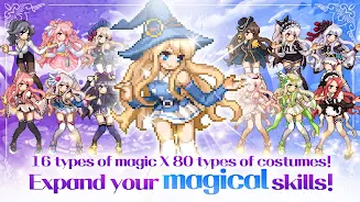 Magical Girl: Idle Pixel Hero屏幕截圖1