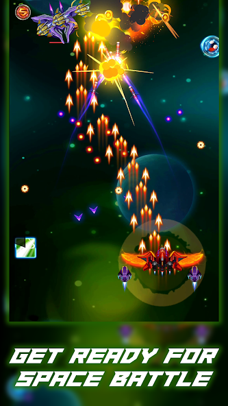 Galaxy Squad: Space Shooter Mod экрана 2