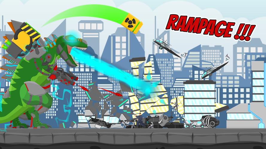 Cyborg Titan Rex: City Rampageスクリーンショット3