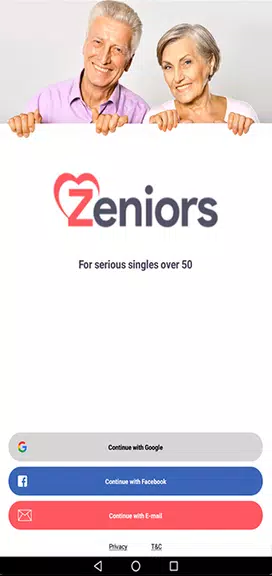 Zeniors - Seznámení pro starší屏幕截圖0