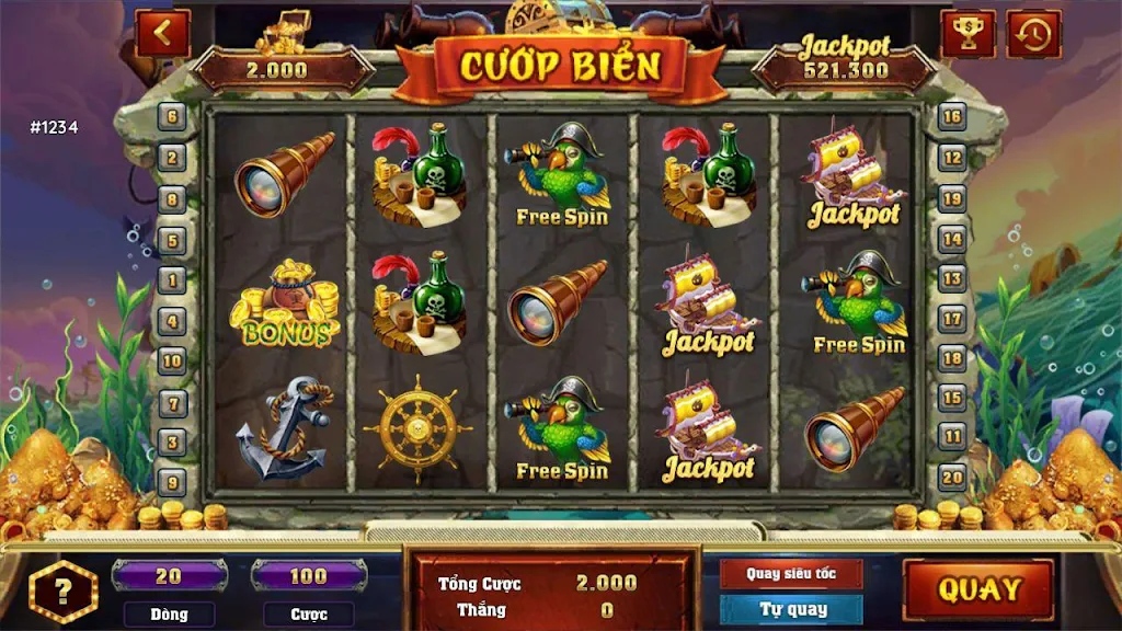 Bắn Cá Rồng - Bắn Cá Slot स्क्रीनशॉट 1