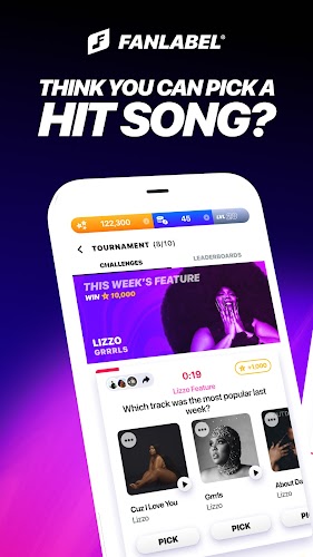 FanLabel: Daily Music Contests屏幕截圖2
