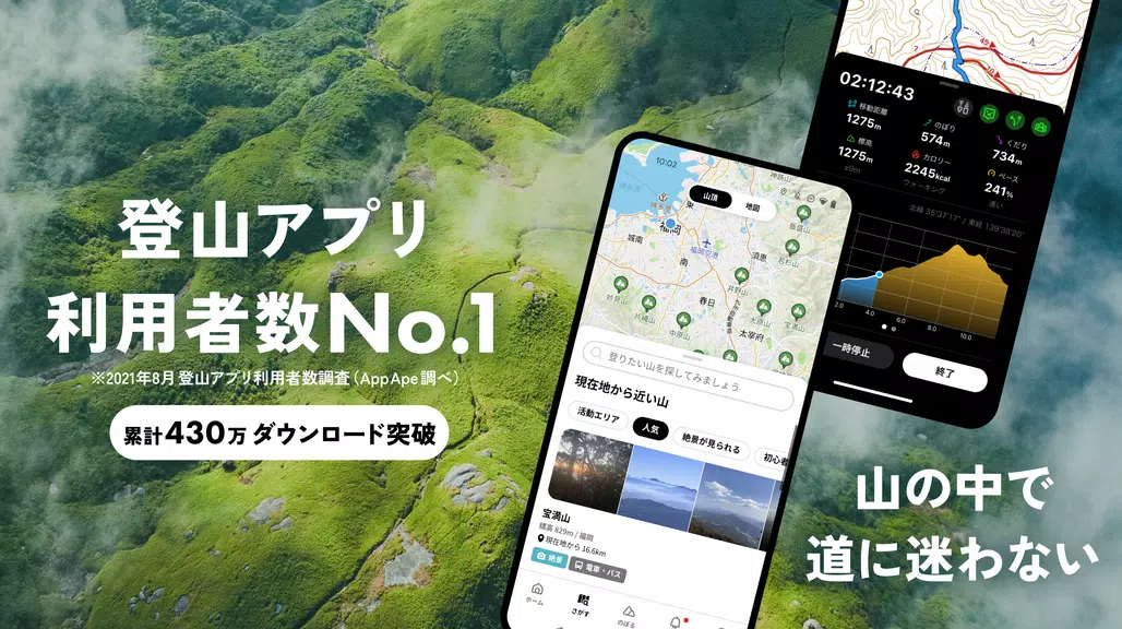 YAMAP -Social Trekking GPS App屏幕截圖0