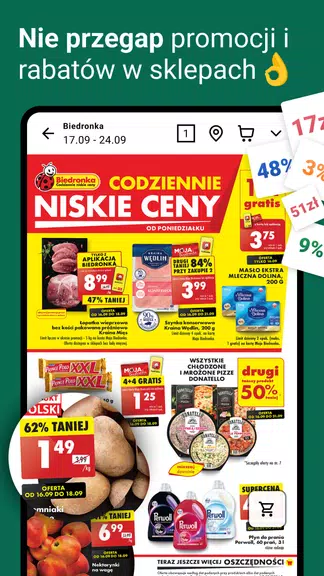Screenshot Gazetki, promocje Moja Gazetka 1