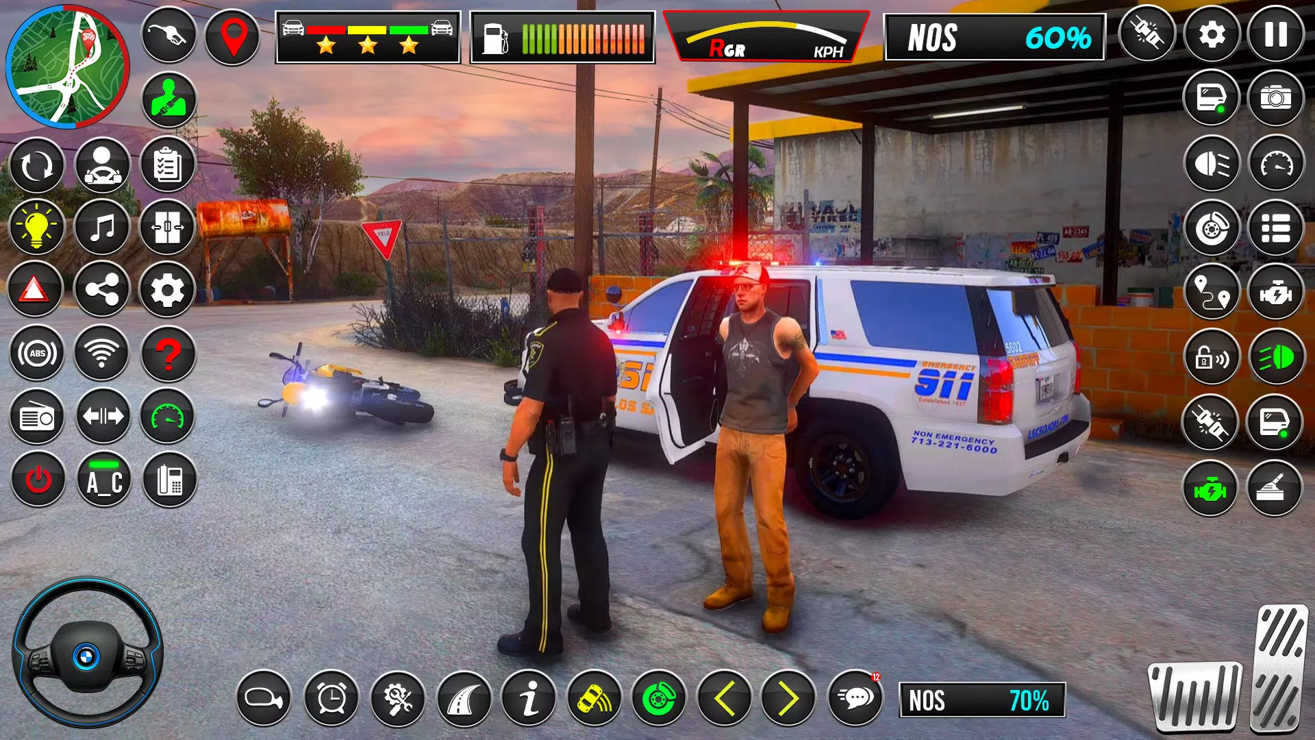 US Police Car Chase Car Game screenshot 0