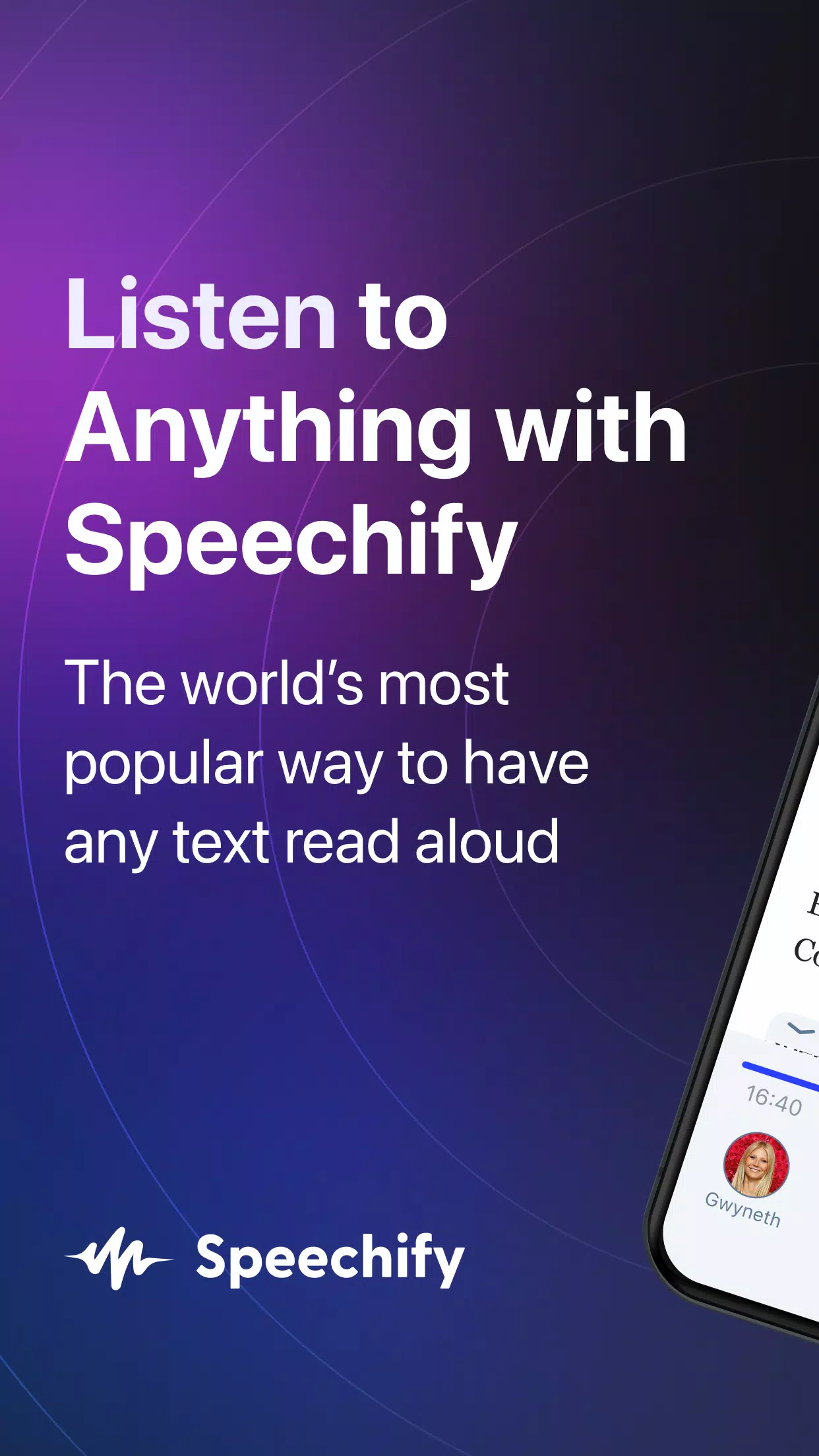 Speechify ekran görüntüsü 0