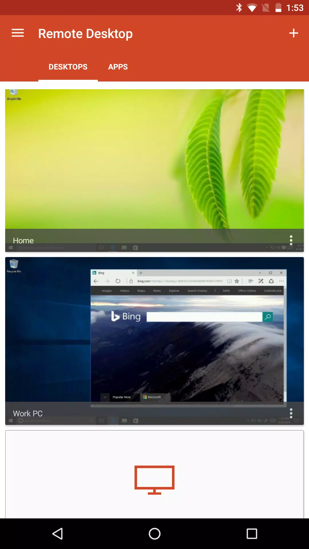 Remote Desktop 8 captura de pantalla 0