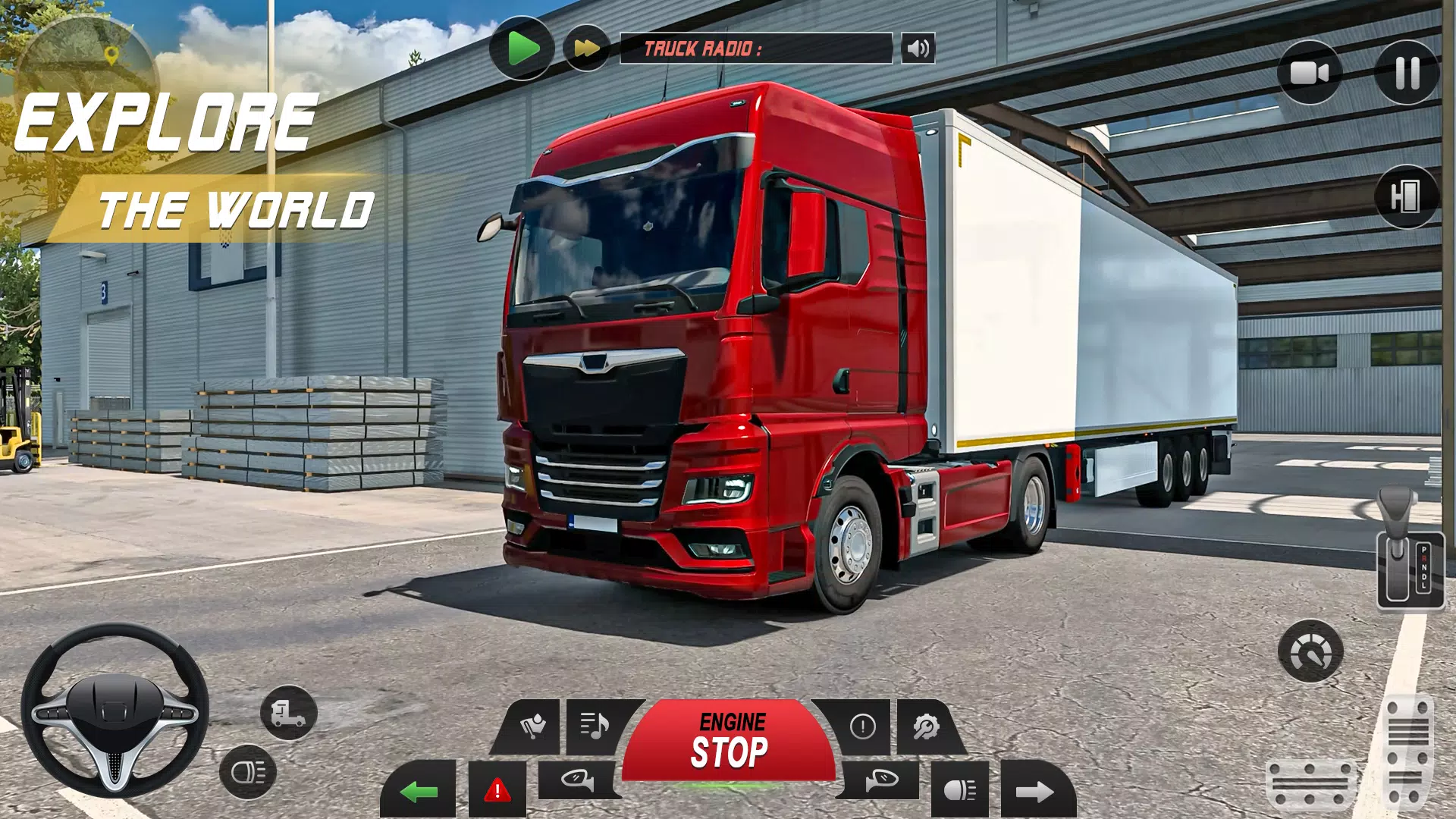 Euro Truck Driving Game 3d স্ক্রিনশট 0