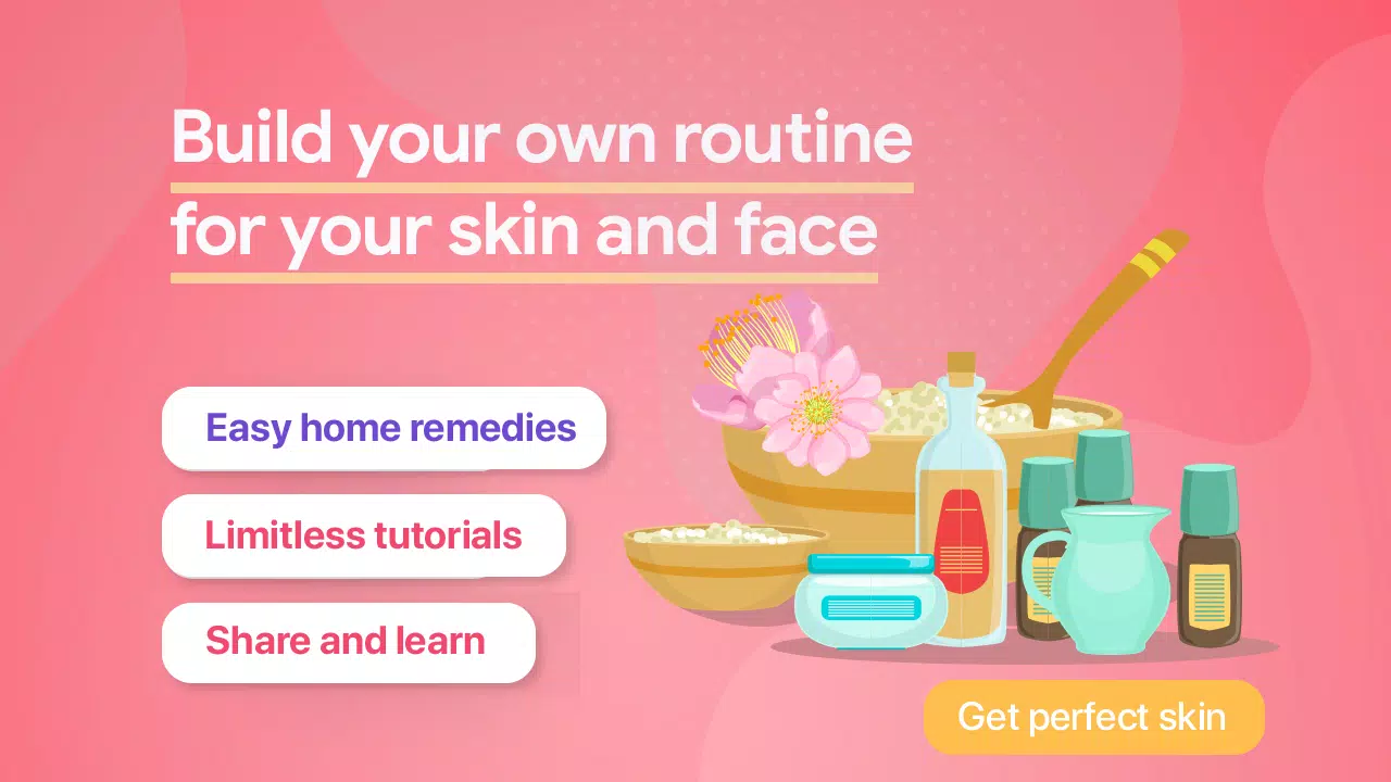 Skincare and Face Care Routine screenshot 1