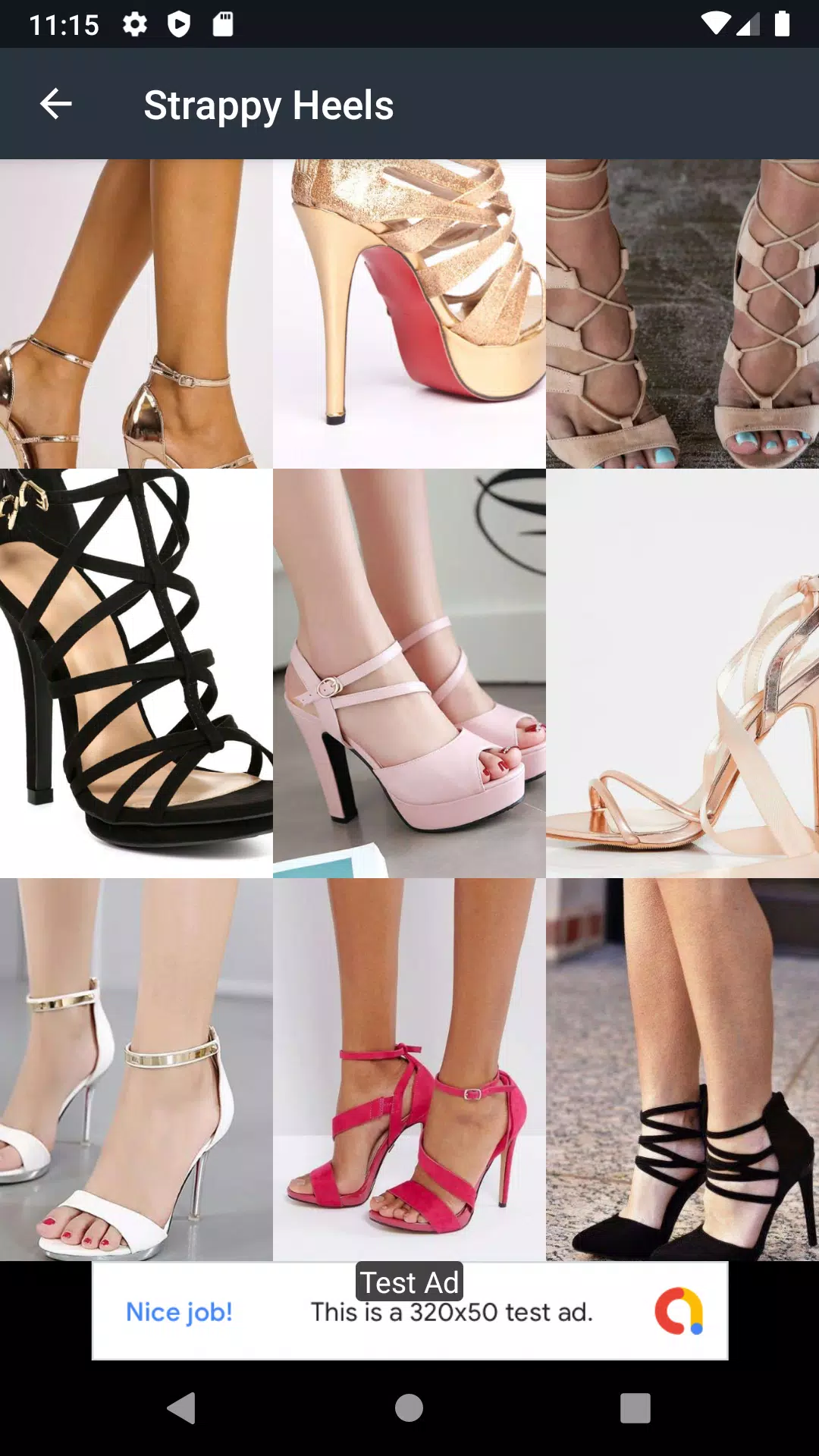 Strappy Heels Ideas ekran görüntüsü 1