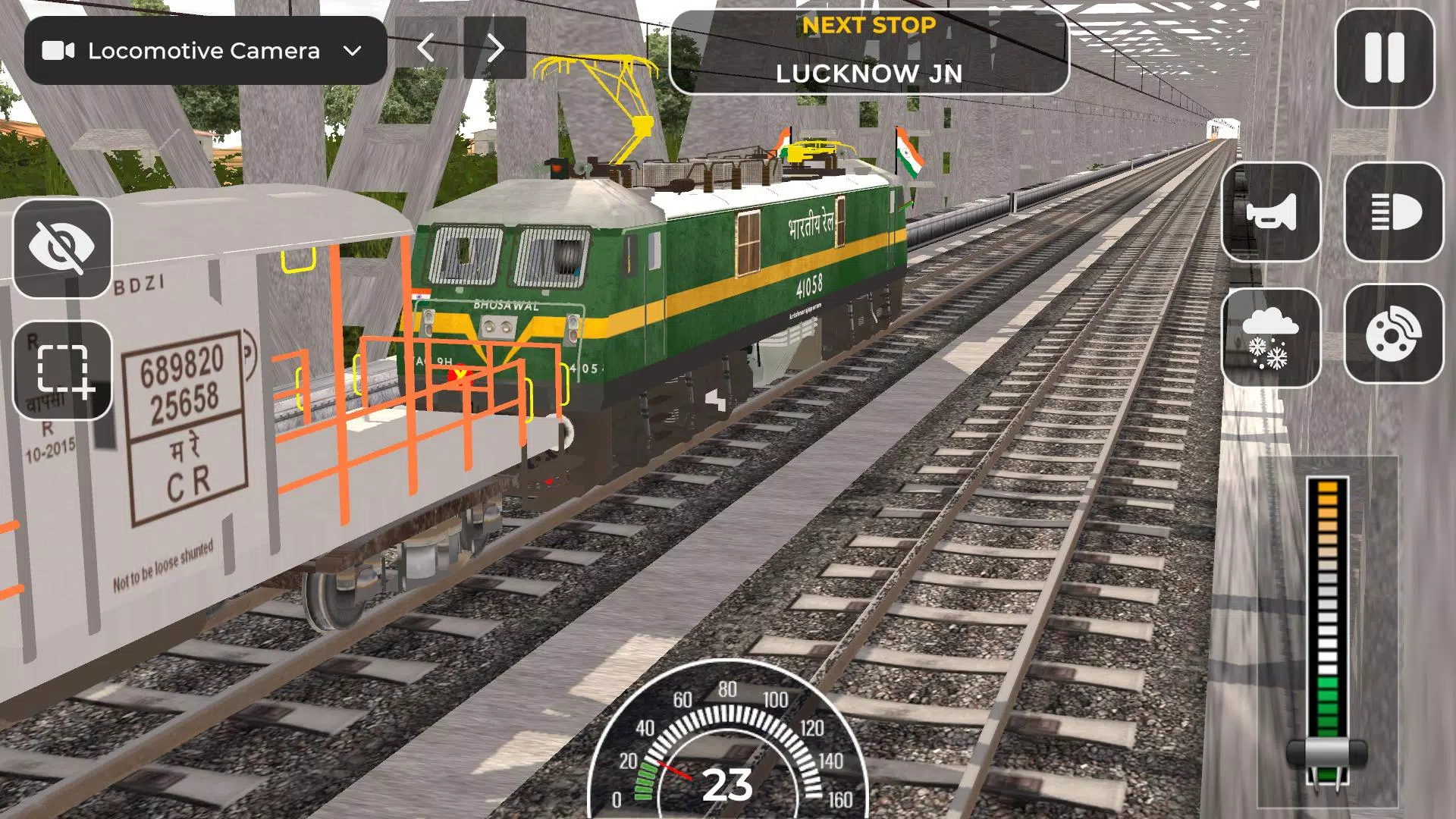 Indian Railway Train Simulator ekran görüntüsü 0